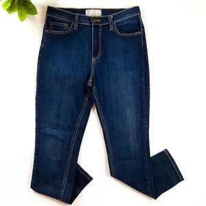 Free People Skinny Jeans High Rise Stretch Denim Size 29